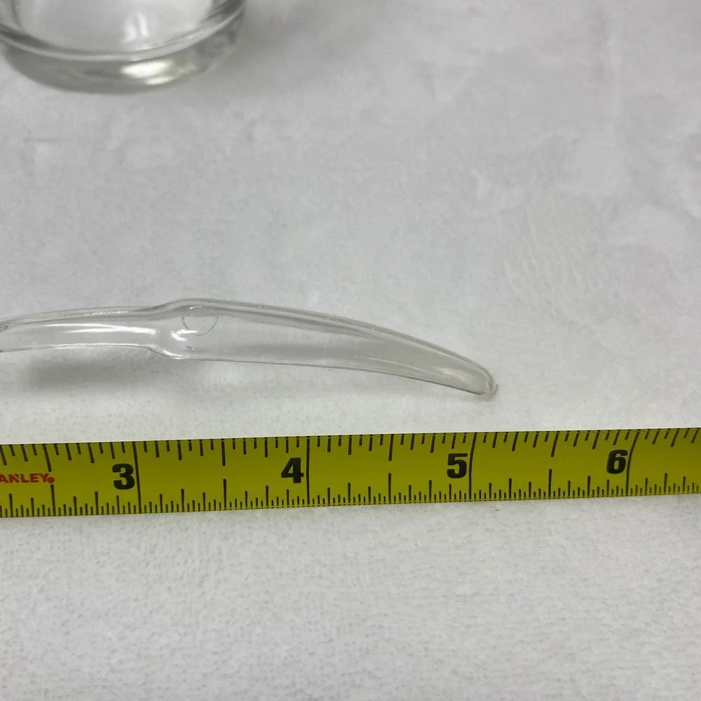 VTG LAZY SUSAN 3 Glass‎ Caddy Condiment Spinning Server Carousel With Spoons
